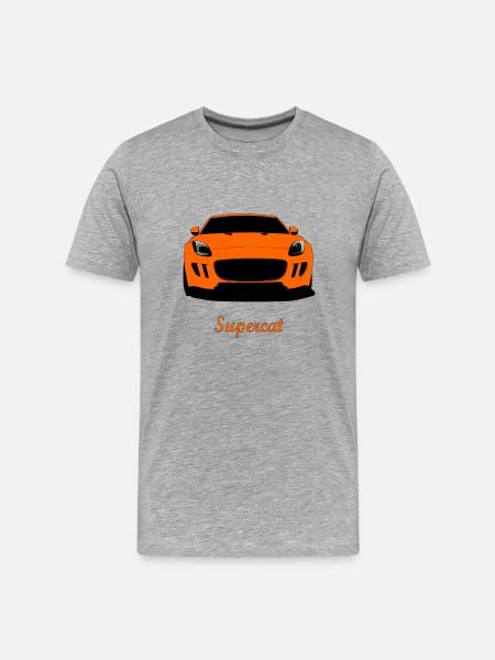 Supercat - T-shirt bio Premium Homme - gris chiné