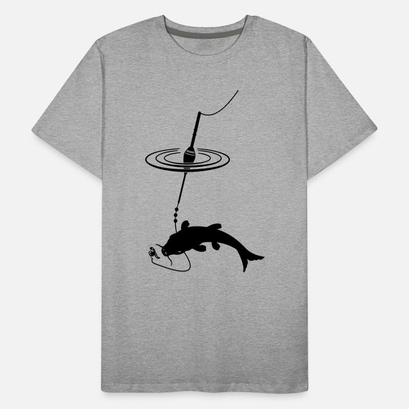 Float in water fish Men's Premium Organic T-Shirt