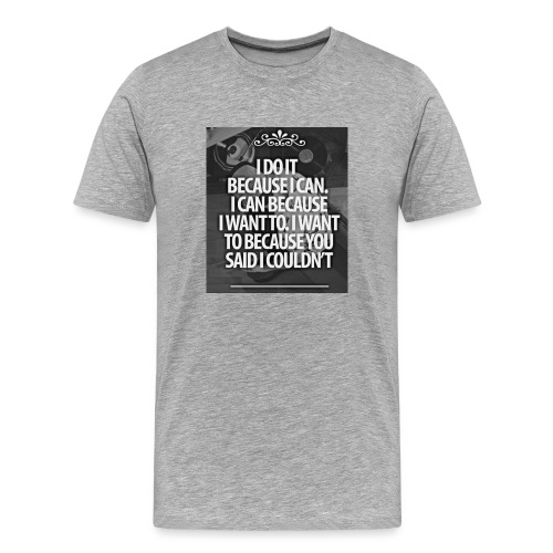 I_DO_IT - Mannen premium biologisch T-shirt