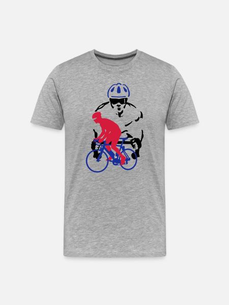 Rennrad - T-shirt bio Premium Homme - gris chiné