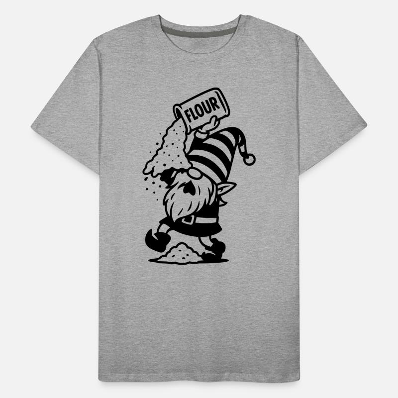 Biscuits à la farine de gnome cuits T-shirt bio Premium Homme