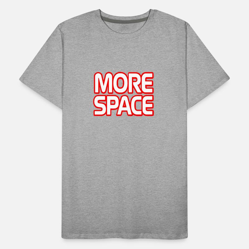 Plus de texte néon spatial T-shirt bio Premium Homme