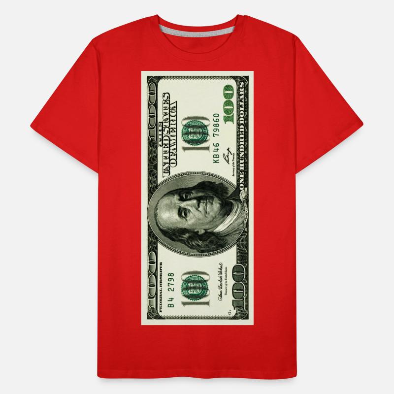 Geld Männer Premium Bio T-Shirt