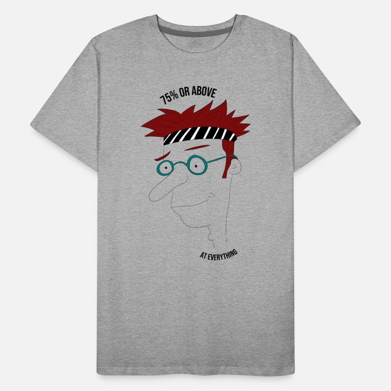 75 % oder mehr in allem, Mann Männer Premium Bio T-Shirt