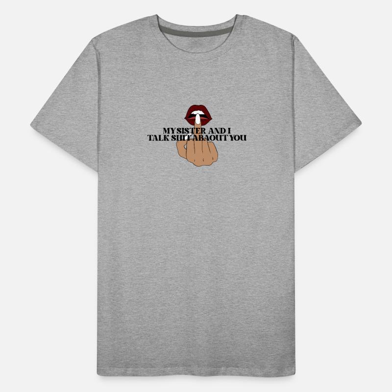 Mittelfinger Männer Premium Bio T-Shirt
