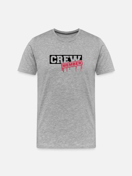 Crew Member - T-shirt bio Premium Homme - gris chiné