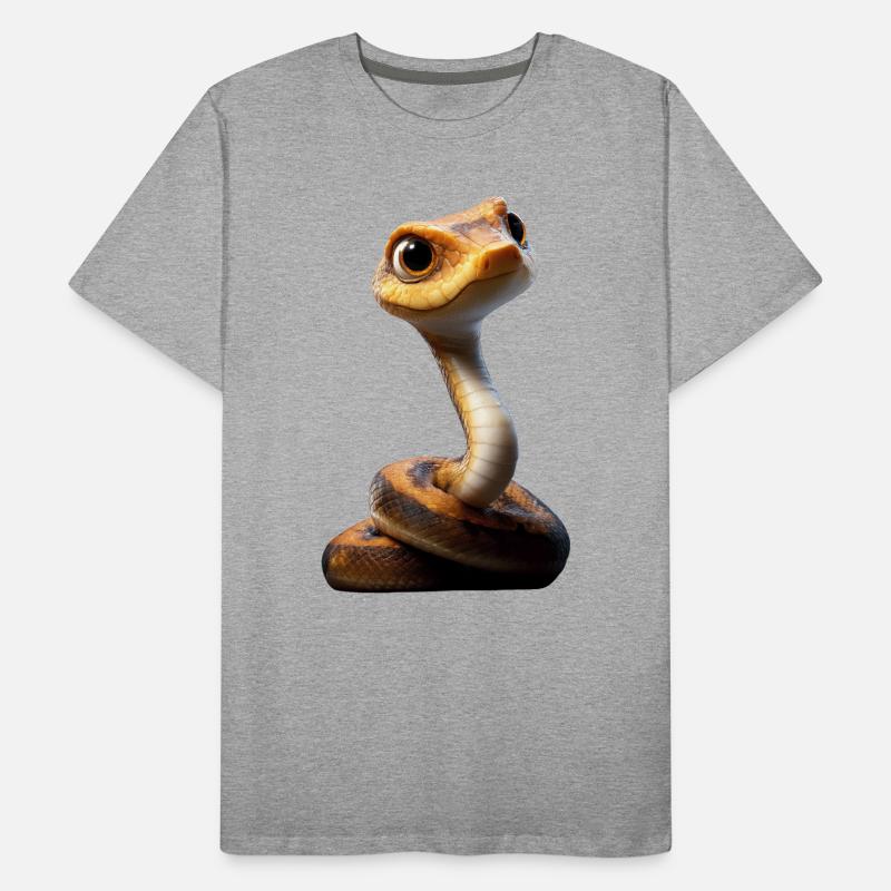 snake, python, cobra, rattlesnake, snakes Men's Premium Organic T-Shirt