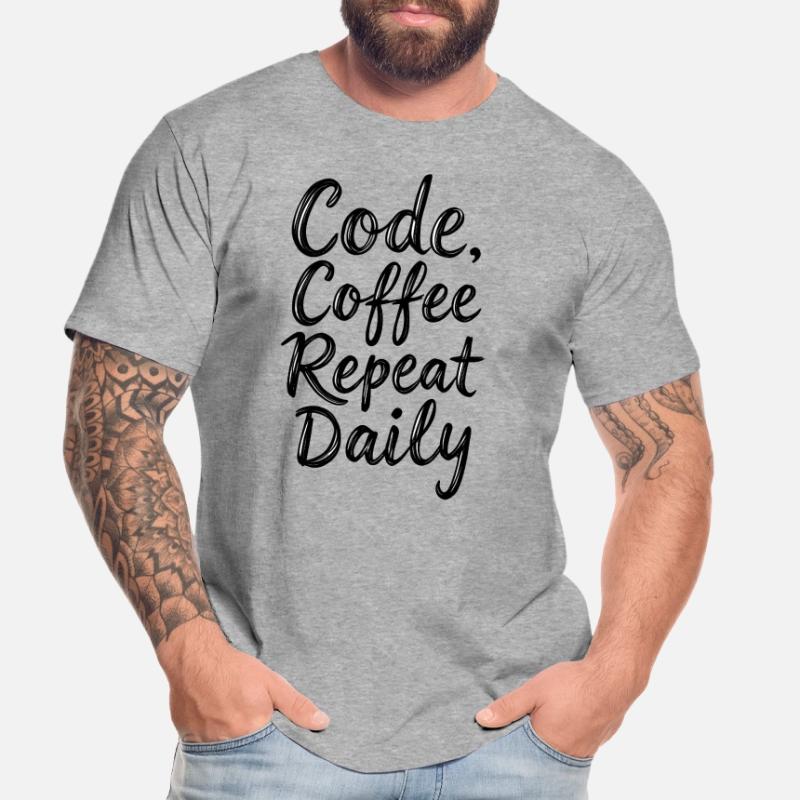 Code Sleep Debug Repeat Programmer Shirt T-shirt bio Premium Homme