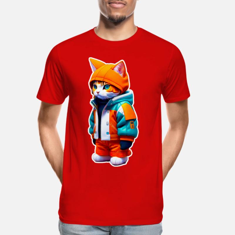 Chat de l’espace T-shirt bio Premium Homme
