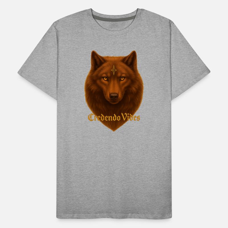 Empty Credendo Wolf Men's Premium Organic T-Shirt