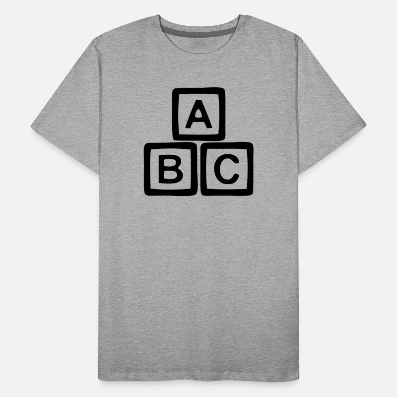 ABC Men's Premium Organic T-Shirt