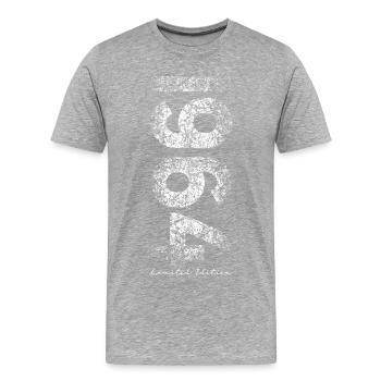 Limited Edition 1964 - Geburtstag 1964 - Männer Premium Bio T-Shirt - Grau meliert - Vorne - Damien (186cm)