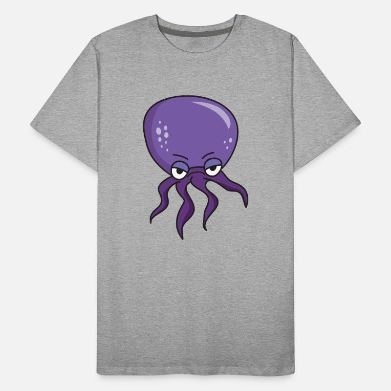 Octopus géant octopus encre poisson tentacule T-shirt bio Premium Homme