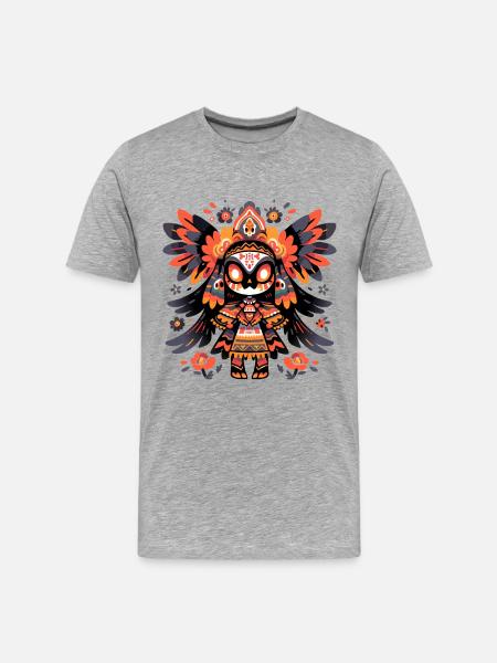 Mexican Indigenous - Men's Premium Organic T-Shirt - heather grey