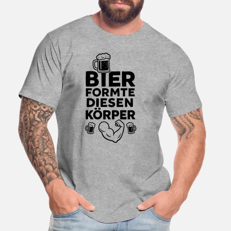 Bier formte diesen Körper Männer Premium Bio T-Shirt