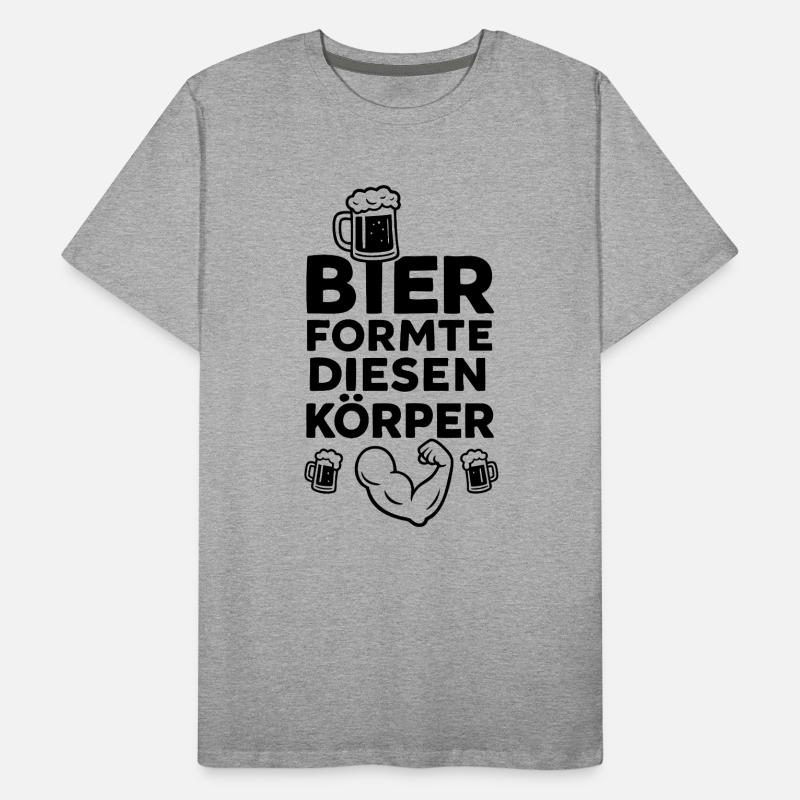 Bier formte diesen Körper Männer Premium Bio T-Shirt