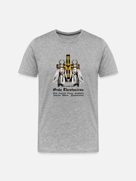 Deutscher Orden Design #01 - Männer Premium Bio T-Shirt - Grau meliert