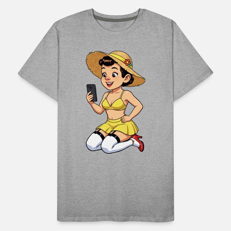 Influenceuse joyeuse T-shirt bio Premium Homme