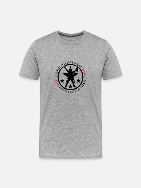 Junggesellen Abschied Crew - Männer Premium Bio T-Shirt - Grau meliert