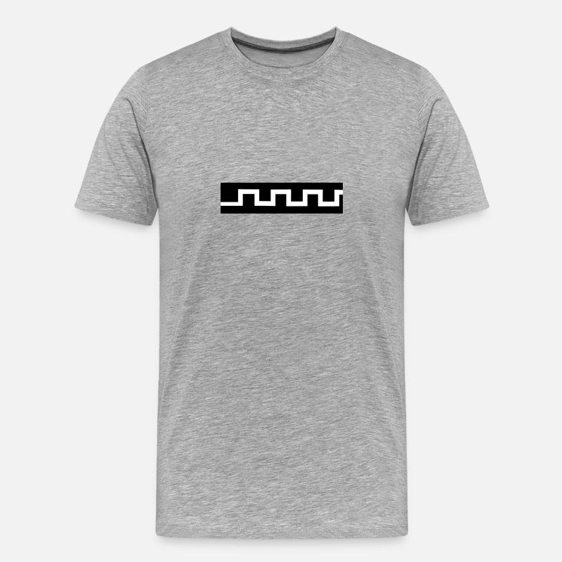 Antik Design - Männer Premium Bio T-Shirt - Grau meliert