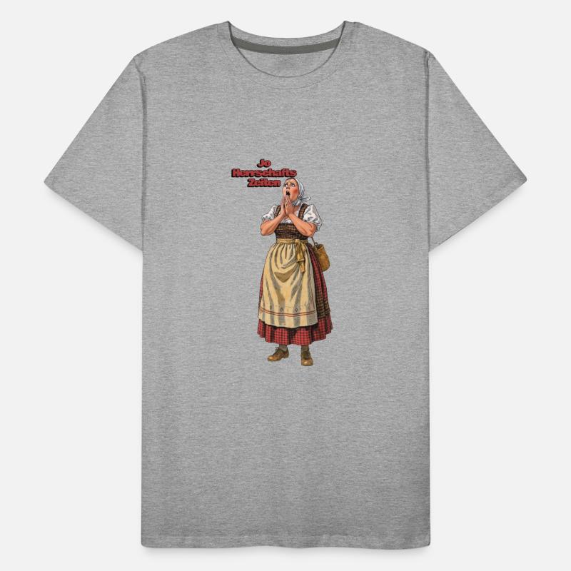 Dirndl Retro Jo Herrschaftszeiten Männer Premium Bio T-Shirt