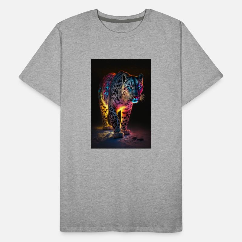 Leopard Men's Premium Organic T-Shirt