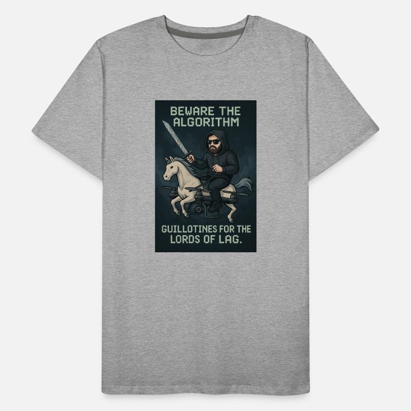 beware the algorithm. Men's Premium Organic T-Shirt