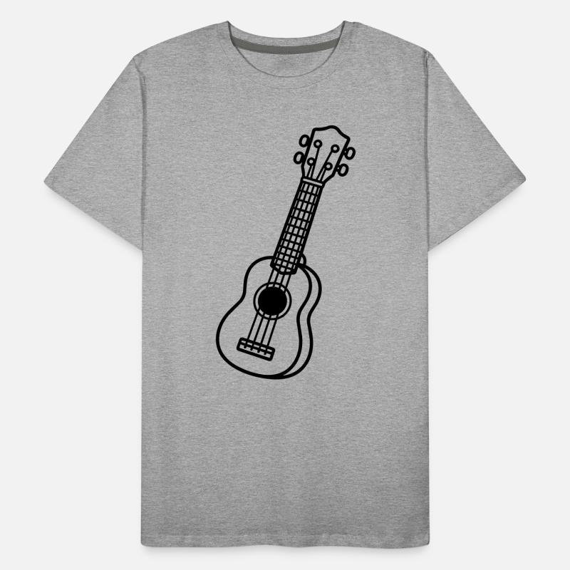 Ukulélé T-shirt bio Premium Homme