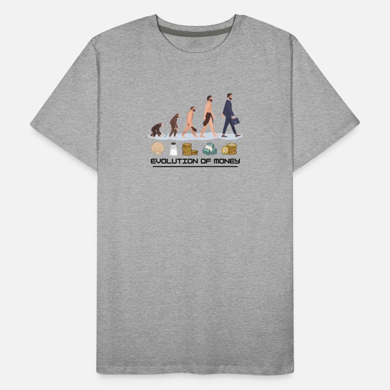Évolution de l’argent T-shirt bio Premium Homme