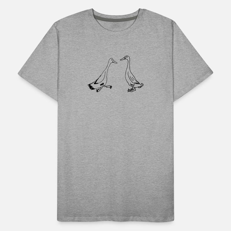 Runner ducks, runner ducks funny ducks Men's Premium Organic T-Shirt