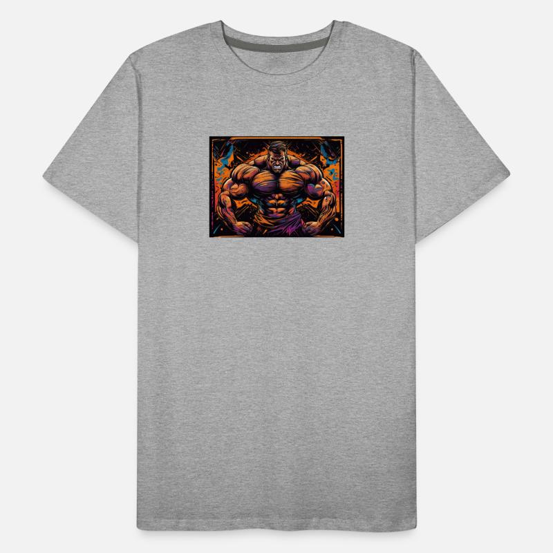 STRONG MAN Men's Premium Organic T-Shirt