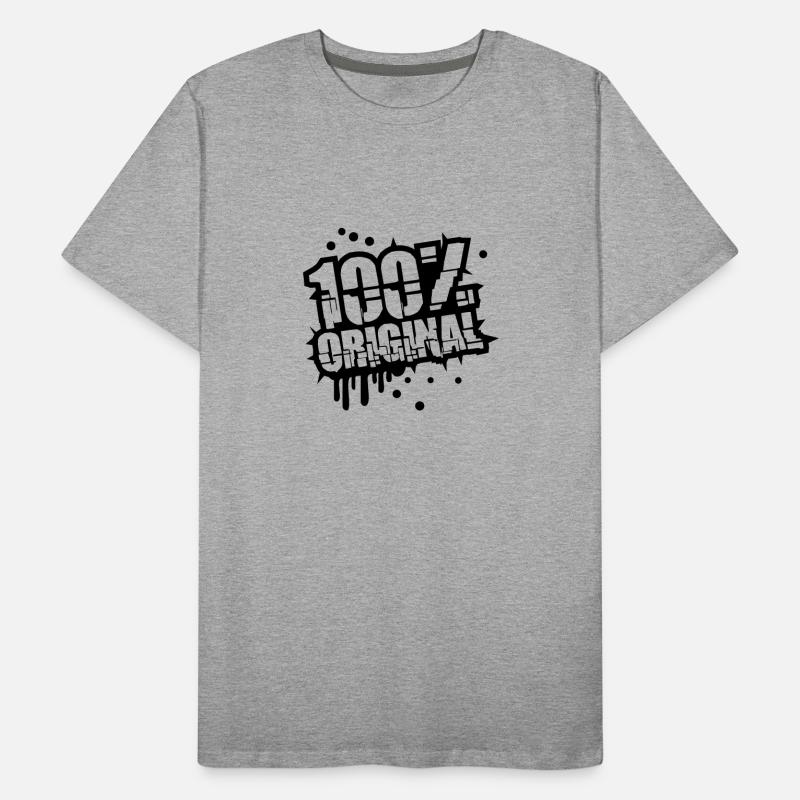 Stempel Graffiti 100 % Original Männer Premium Bio T-Shirt