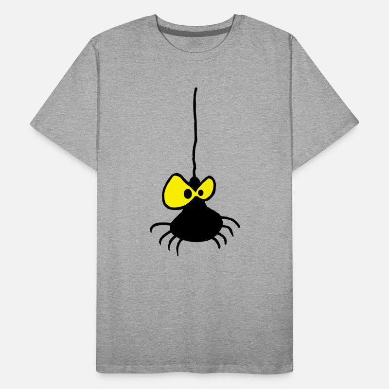 Araignée Grumpy Design Bicolore T-shirt bio Premium Homme