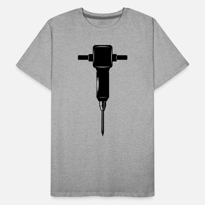 Krikhamer oder Presslufthammer Männer Premium Bio T-Shirt