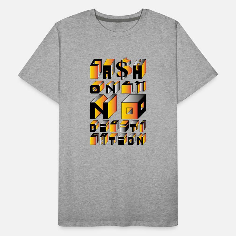 Argent comptant seulement Pas de numérisation T-shirt bio Premium Homme
