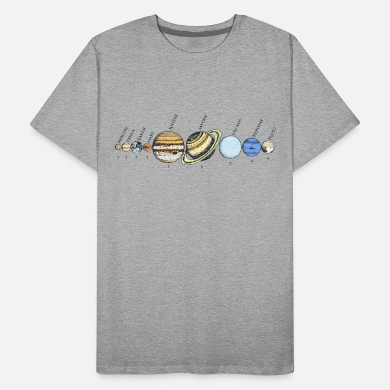 Solar System Astrophysic Planets, Solar System Men's Premium Organic T-Shirt