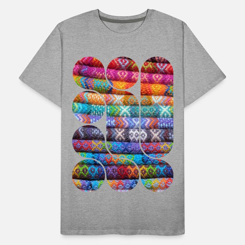 Patchwork Tricoté Vif T-shirt bio Premium Homme