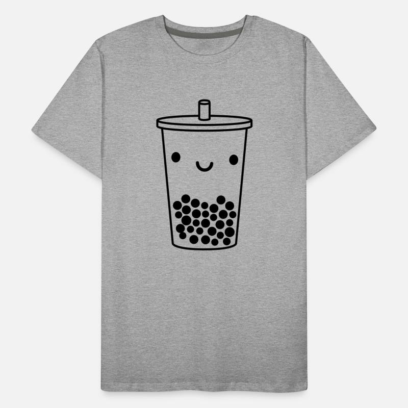 cute bubble tea mug Men's Premium Organic T-Shirt