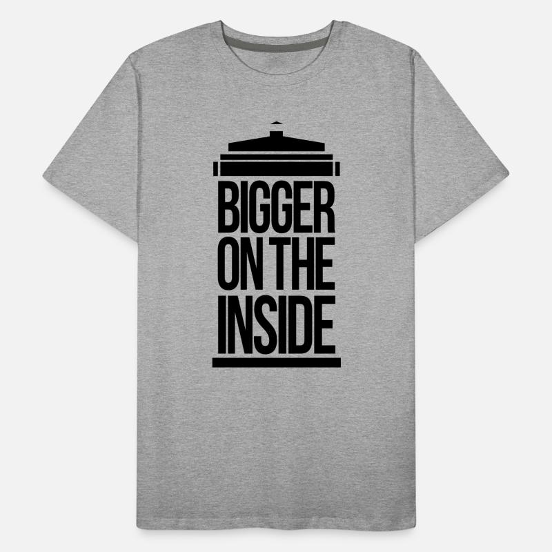Bigger on the inside Männer Premium Bio T-Shirt