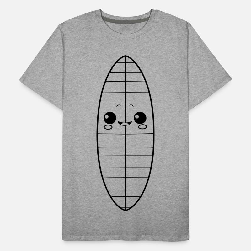 Surfboard Comic Look Men's Premium Organic T-Shirt
