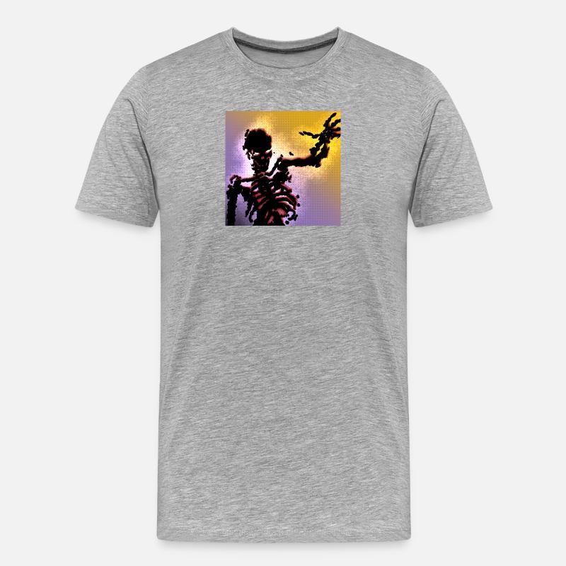 B860F391-D6D1-40B1-8AC8-BBFDE1584C1A - Männer Premium Bio T-Shirt - Grau meliert