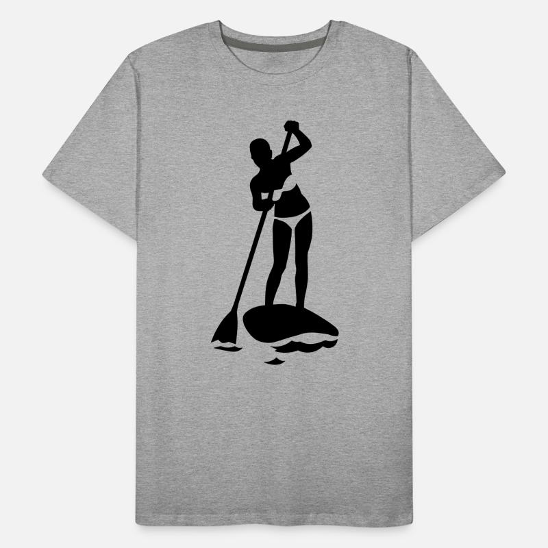 Planche de SUP T-shirt bio Premium Homme