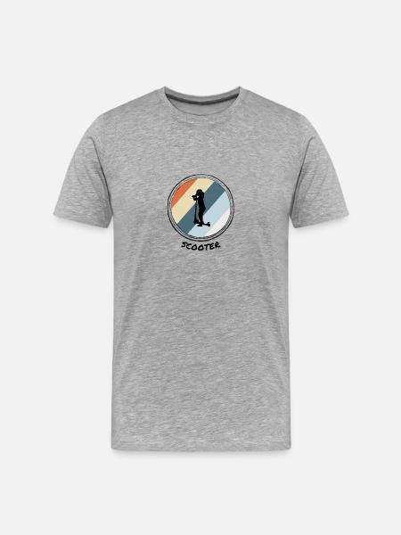 Scooter - Men's Premium Organic T-Shirt - heather grey
