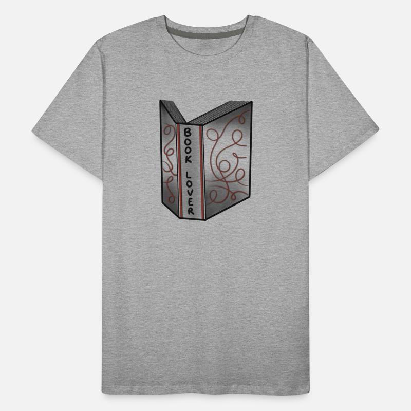 Bücherfreund Männer Premium Bio T-Shirt