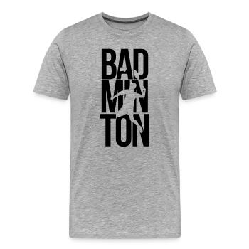 volant - T-shirt bio Premium Homme - gris chiné - Devant - Damien (186cm)