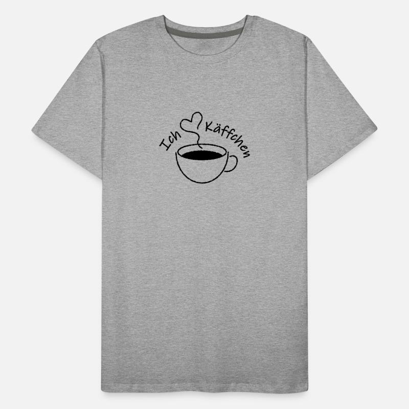 Ich liebe Käffchen Männer Premium Bio T-Shirt