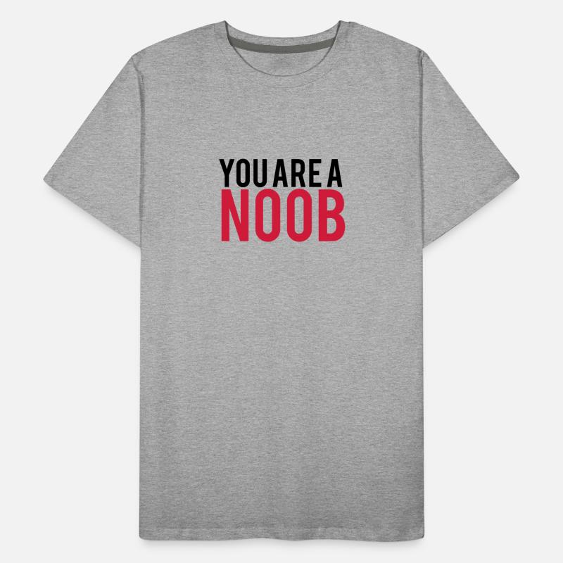 Sei un Noob Logo Maglietta ecologica premium da uomo