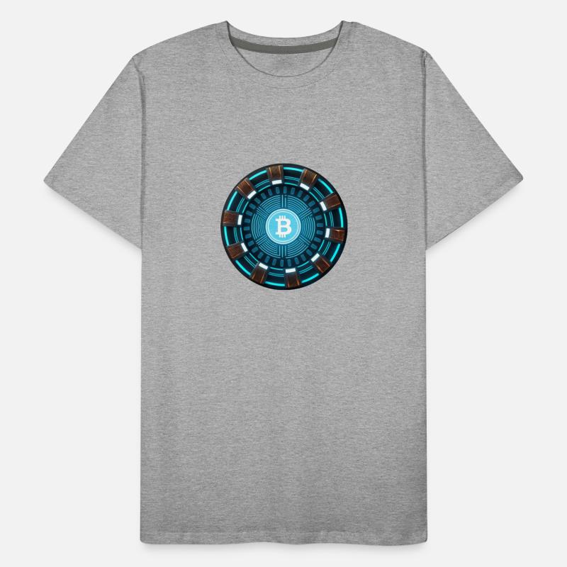 Réacteur Bitcoin T-shirt bio Premium Homme