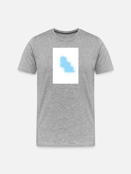 Do epic shit. - Männer Premium Bio T-Shirt - Grau meliert