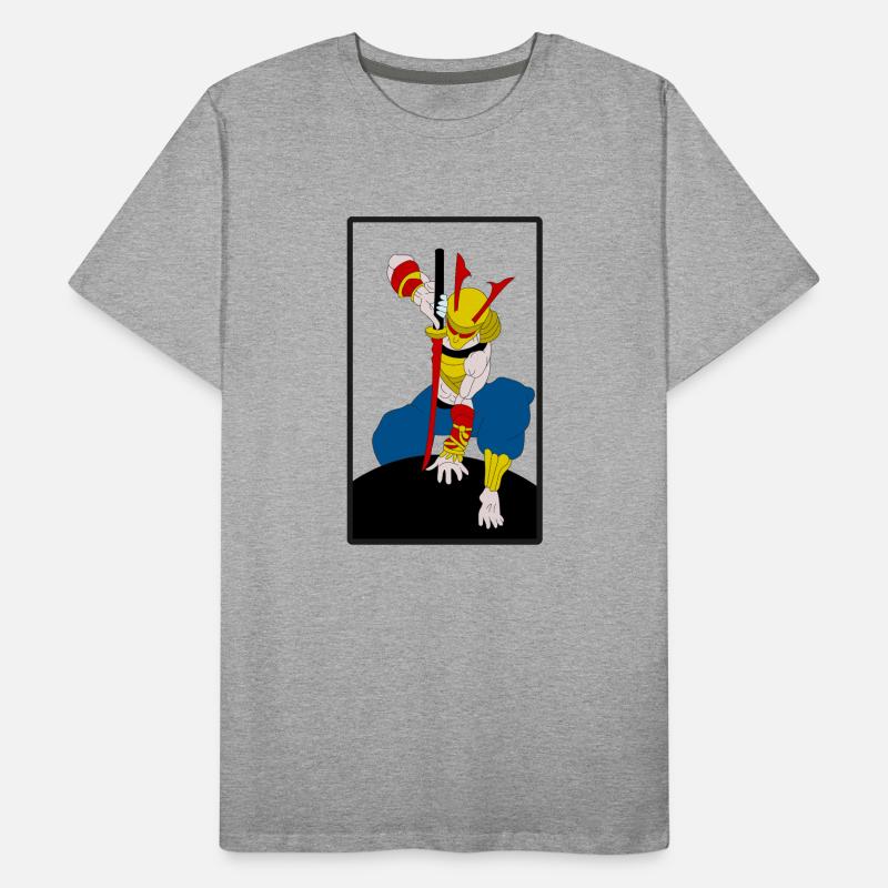 Samouraï jaune T-shirt bio Premium Homme